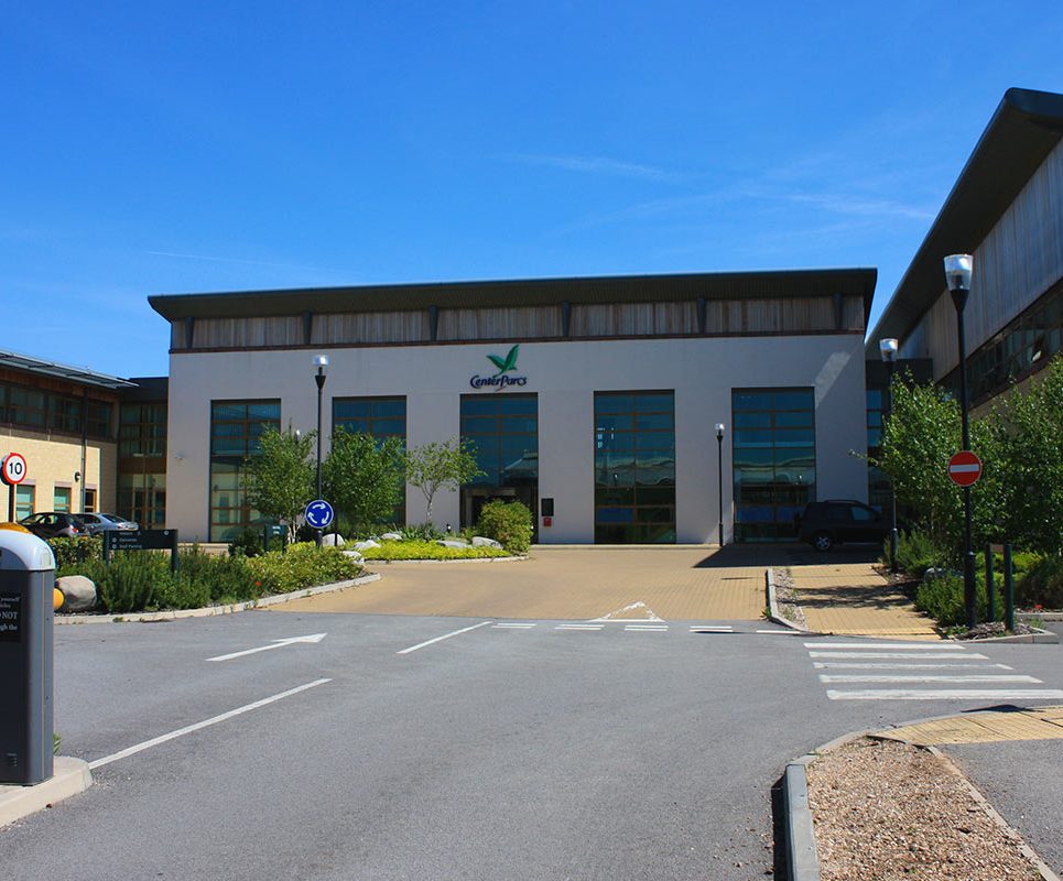 The exterior view of the Center Parcs Head Office building
