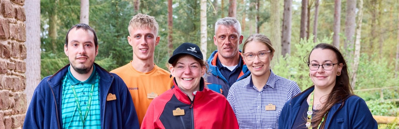 Group of  Center Parcs colleagues