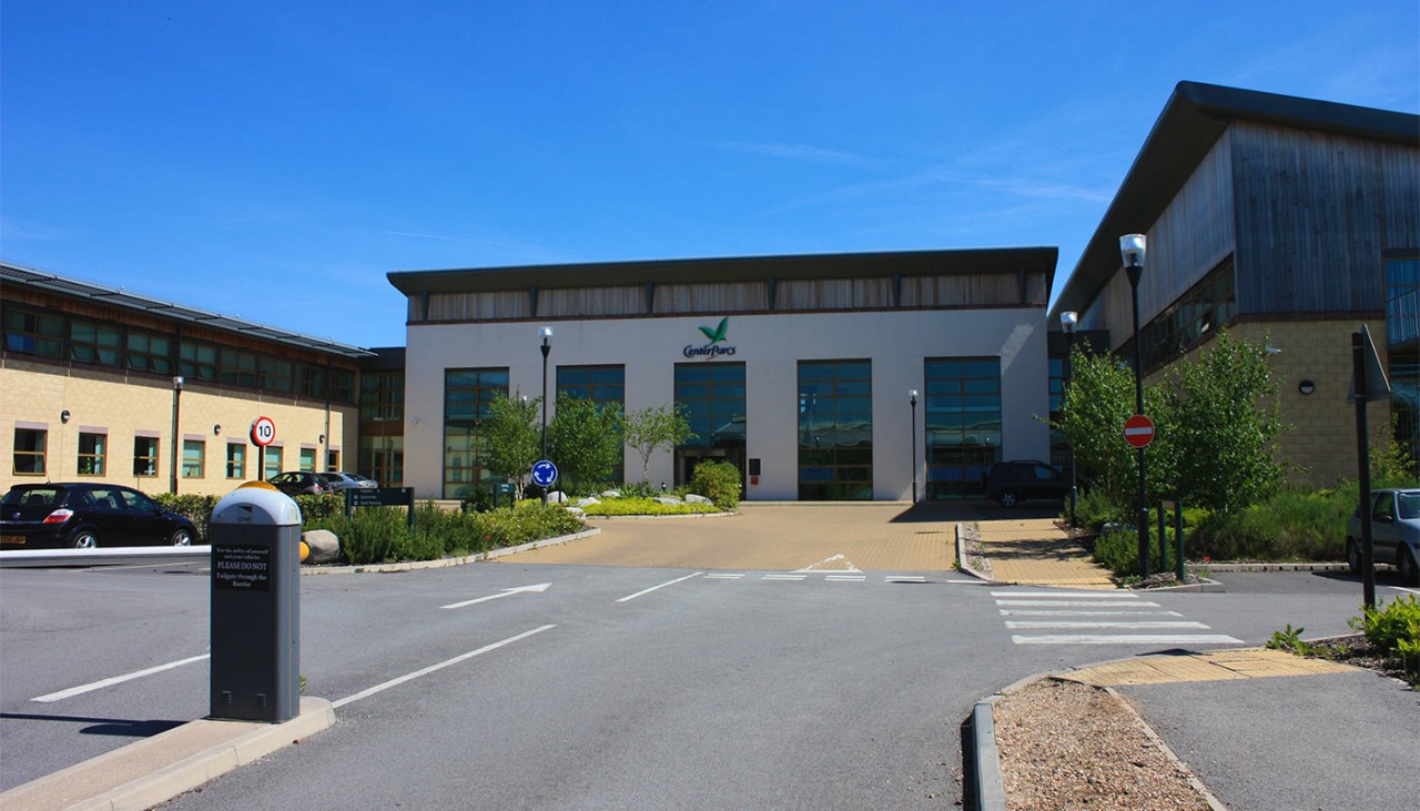 The exterior view of the Center Parcs Head Office building