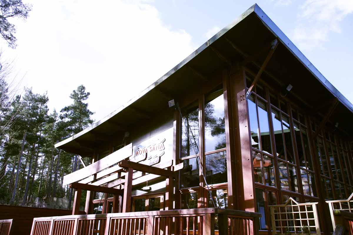 Exterior view of Aqua Sana at Whinfell Forest